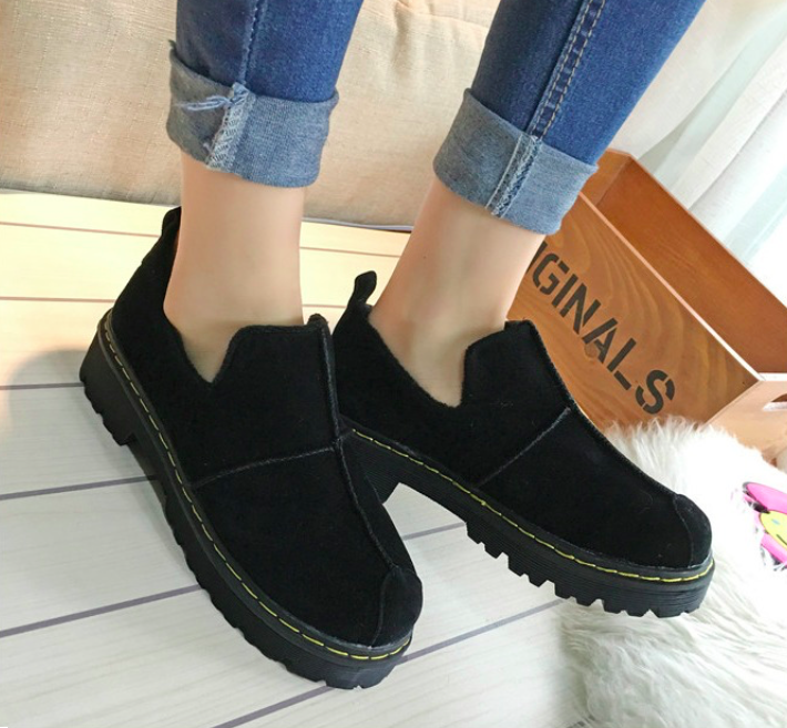 HA016 Soft Loafers Black